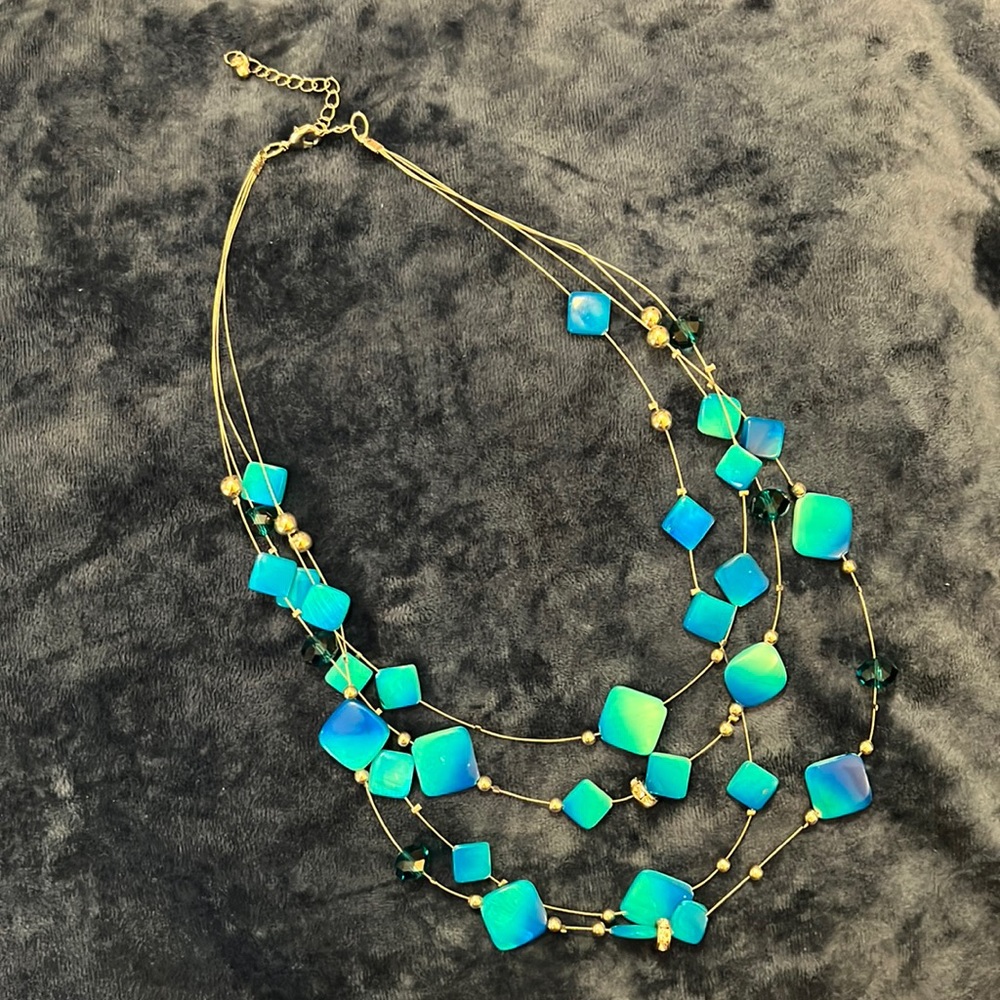 💙Blue Layered Necklace💙